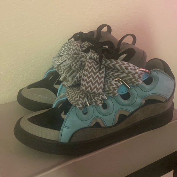 Gray and Blue Lanvins